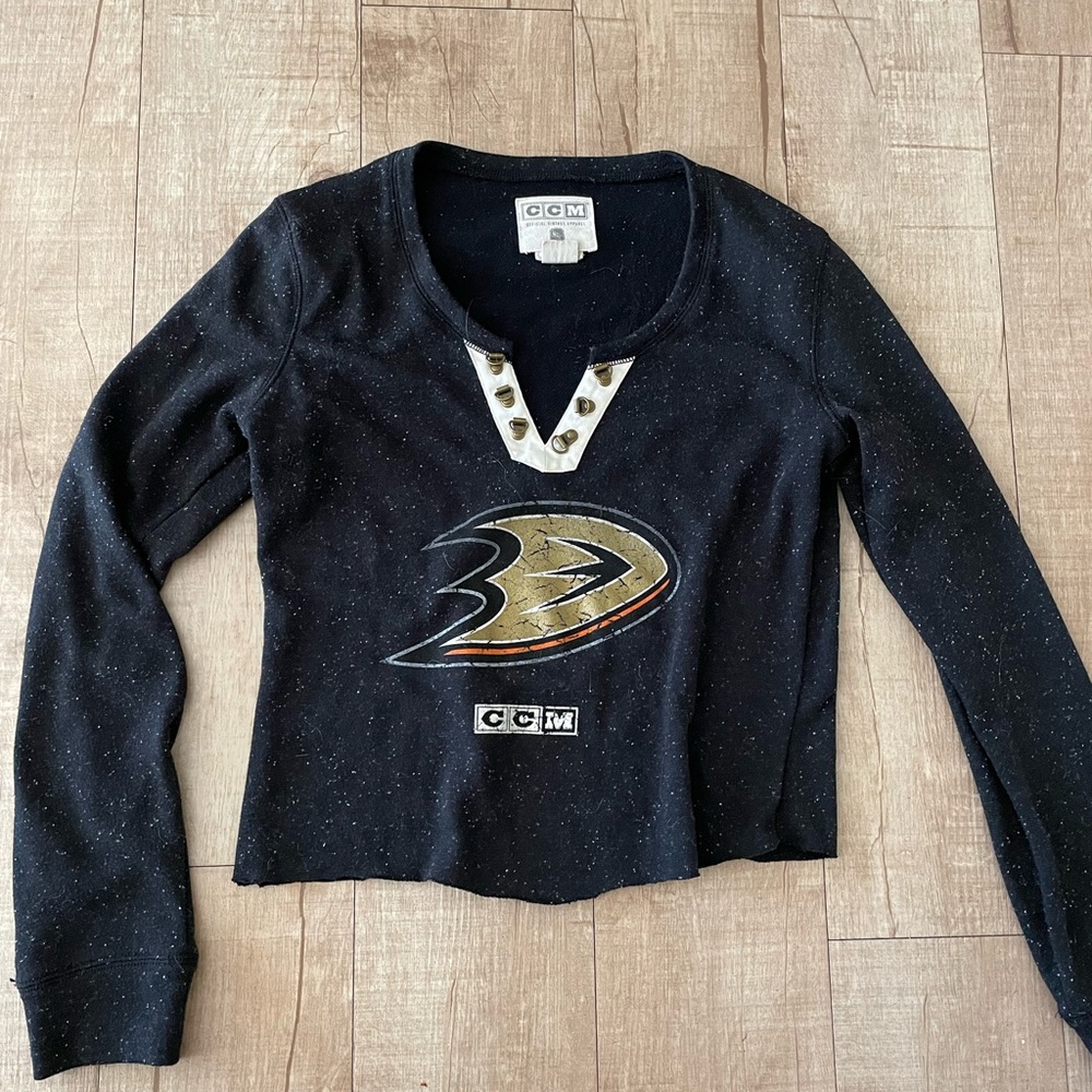 CCM- NHL long sleeve womens Ducks top